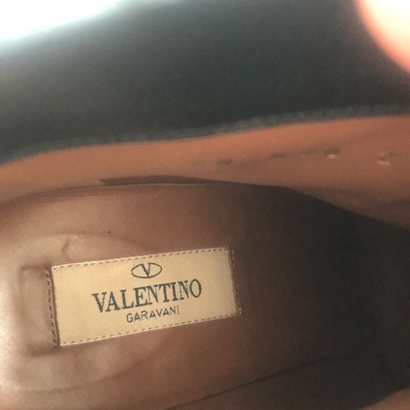 Valentino Garavani Rockstud Leather Heeled Ankle Booties Blk EU 39/ US Size 9 - Picture 2 of 16